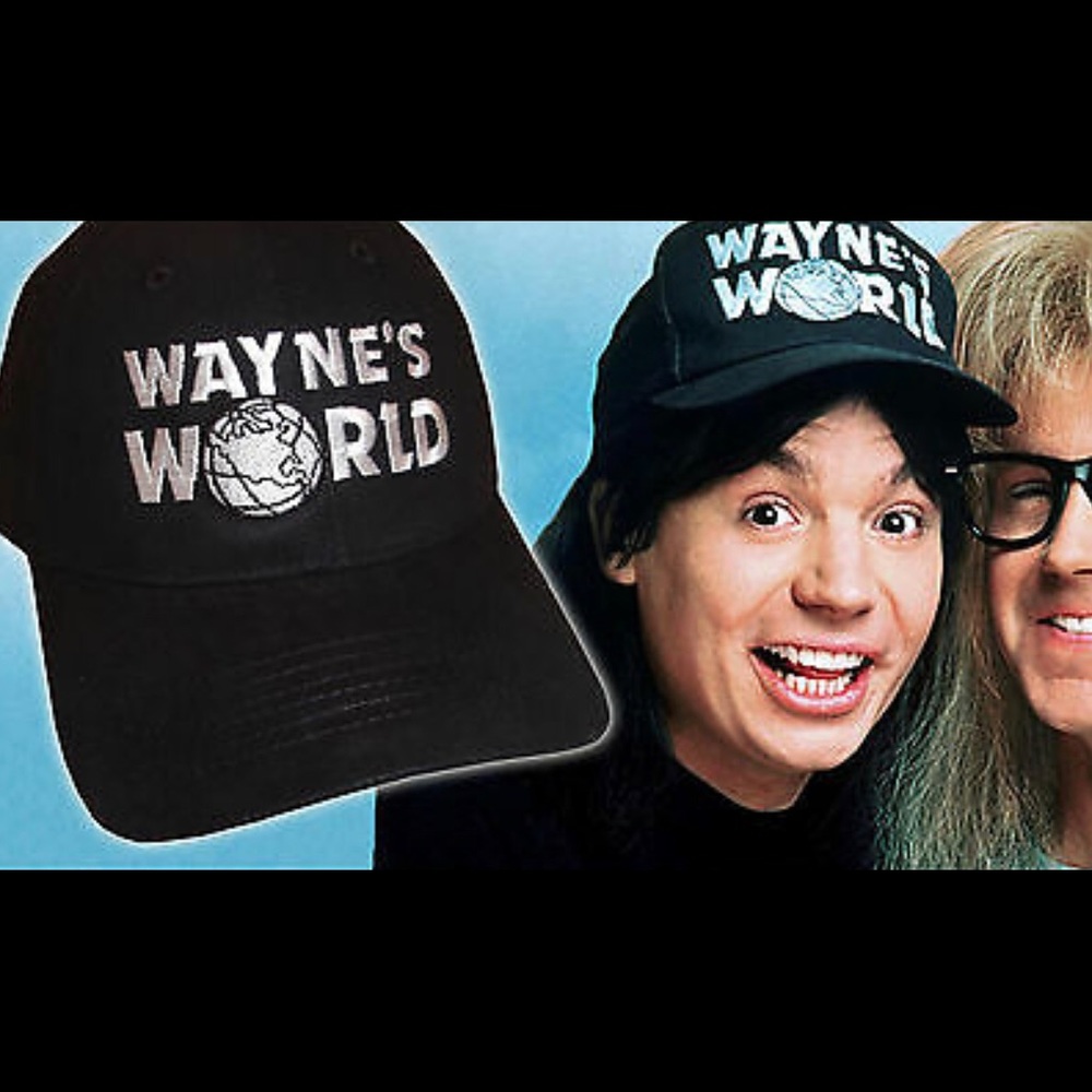 1991 Wayne’s World promotional hat 100% cotton